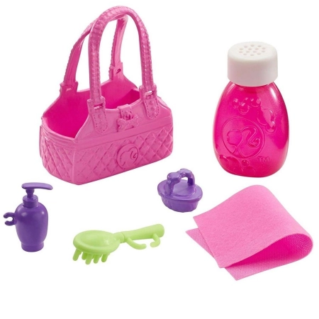 Lalka Barbie kąpiel piesków akcesoria Mattel GDJ37